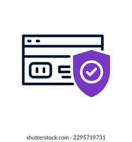 icono de pago seguro para tu sitio web, móvil, presentación y diseño de logotipo.
