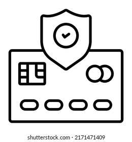 Secure Payment Modernes Design, Vektorgrafik