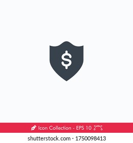 Secure Payment (Money) Icon / Vector
