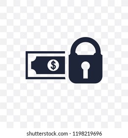 Secure Payment transparent icon. Secure Payment symbol design from Internet security collection. Simple element vector illustration on transparent background.