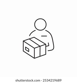 secure product icon sign vector