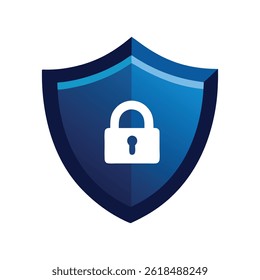 Secure Shield Icon Protecting Your Data with Strong Security