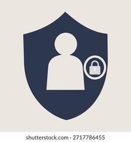 Secure Shield Lock Protection Icon