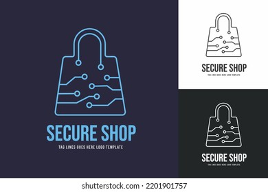 Secure shop Logo Template for all kind of business