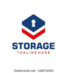 secure storage  logo design  creative idea vector design inspiration