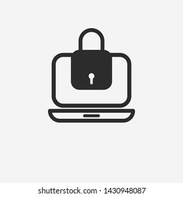 Secure system icon. New trendy secure system symbol.