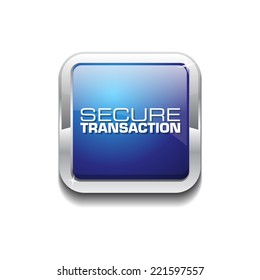 Secure Transaction Colorful Vector Icon Design