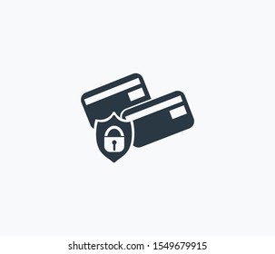 Secure transaction icon isolated on clean background. Secure transaction icon concept drawing icon in modern style. Vector illustration for your web mobile logo app UI design.
