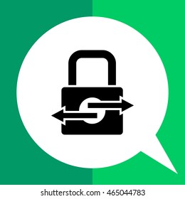 Secure Transactions Simple Icon