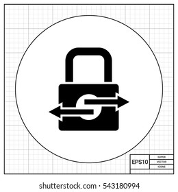 Secure Transactions Simple Icon