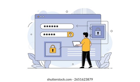Secure User Authentication Process For Online Services And Digital Platforms With Strong Password Protection Measures