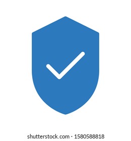 secure vector glyph color icon 