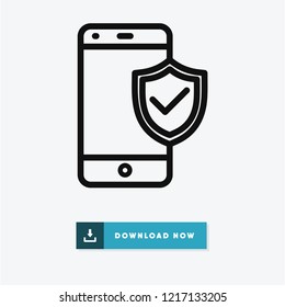 Secure vector icon