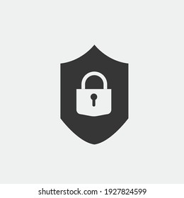 secure vector icon lock pad check mark