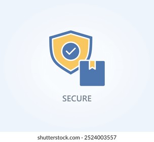 Secure Vector, Icon Or Logo Sign Symbol Illustration