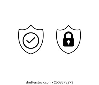 Secure and verified. A shield icon with a checkmark symbolizes protection and approval, representing safety, security, and trust