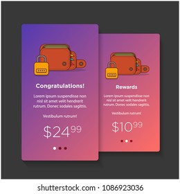 Secure Wallet Vector Illustration 