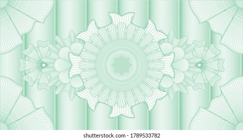 Secure watermark. Pattern money. Vector illustration. Complex design. 