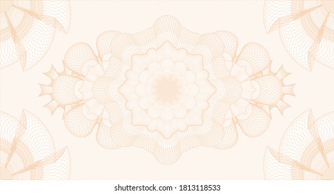 Secure watermark. wavy subtle curves. Vector illustration. Detailed design. 
