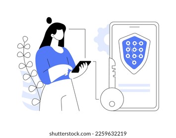 Secure web traffic abstract concept vector illustration. Secure internet traffic, web connectivity, virtual private network, VPN, encrypted data transfer, traffic analysis abstract metaphor.