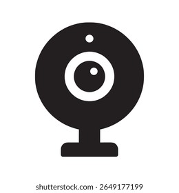 Secure website browser icon with a window and lock symbol for online security data protection and a safe internet connection access vector solid glyph icon