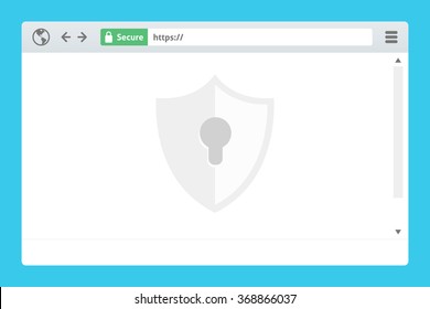 Secure Website Browser With SSL Certificate