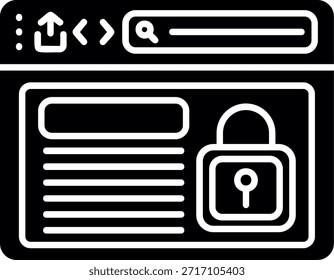 Sicheres Design des Symbolstils für Webseiten-Glyphen