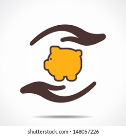 secure you money concept vector