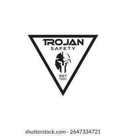 Secure your brand with a Trojan Safety logo! Ideal for security services, protective gear, or cybersecurity firms, it symbolizes impregnable defense and unwavering reliability. Build trust with a stro