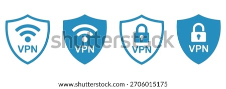 Secure your connection with these VPN shields, protect your data with private network icons, browse safely with these network security symbols