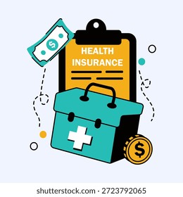 Sichern Sie sich Ihre Zukunft mit einer unverzichtbaren Krankenversicherung. Diese Abbildung stellt finanziellen Schutz und Sicherheit für medizinische Ausgaben und unerwartete gesundheitliche Ereignisse dar.