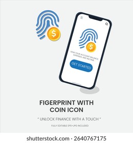 Secure your wallet and financial data with fingerprint authentication. Ultimate protection for digital payments and personal budgeting.