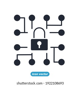 secured access icon. Security symbol template for graphic and web design collection logo vector illustration