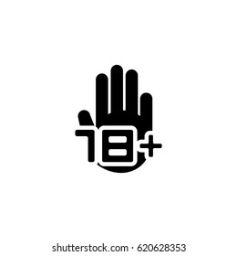 Secured Area Icon. Flat Design Isolated Illustration.