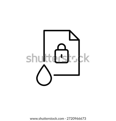 Secured Document Watermark Protection Data Safe File