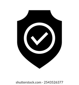 Secured Icon Vector Symbol Design Illustration