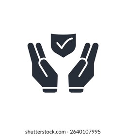 secured icon. vector.Editable stroke.linear style sign for use web design,logo.Symbol illustration.