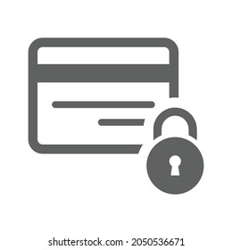 Secured, loan, safe, security icon. Gray vector illustration.