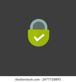 Secured locked icon vector. Encrypted file icon. website encryption icon. protection . mobile concept and web design. Safety padlock vector icon. Symbol, logo illustration 