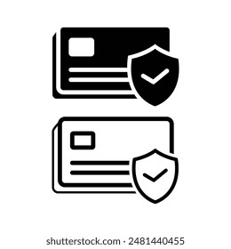 Secured Payment icon vector illustration. E-commerce icon