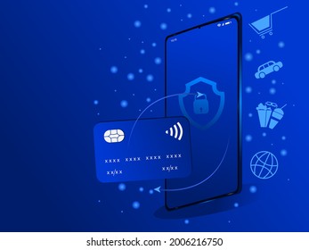 secured payment through mobile.international payment system.