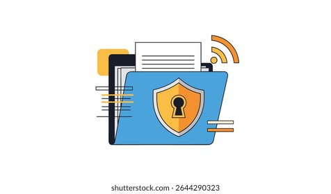 Sistema de gerenciamento seguro de documentos pessoais para empresas e indivíduos Soluções de segurança de dados confidenciais