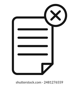 Securely Delete Document Icon for Digital Shredding and Data Privacy