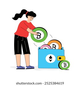 Armazene e gerencie com segurança seus Bitcoins em uma carteira digital