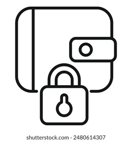 Securing your finances with a simple lock symbolizing protection and safety