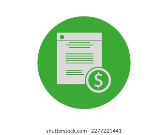 Securities or stock illustration logo suitable for company stock trading logo design or securities and dollar logo