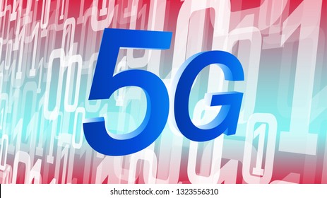 Security in 5g technology, binary numbers design, algorithm digital transformation