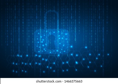security abstract background vector illustration. cyber security and firewall. High-digital-security.