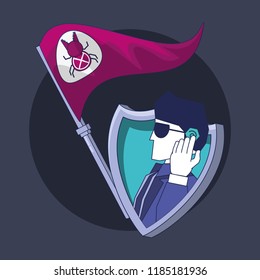 security agent with flag bug data privacy