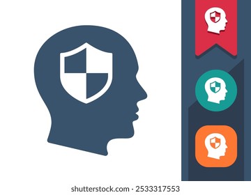 Seguridad - Agente de Seguridad, Icono de Seguro. Profesional, ícono de píxel perfecto. Formato EPS 10.